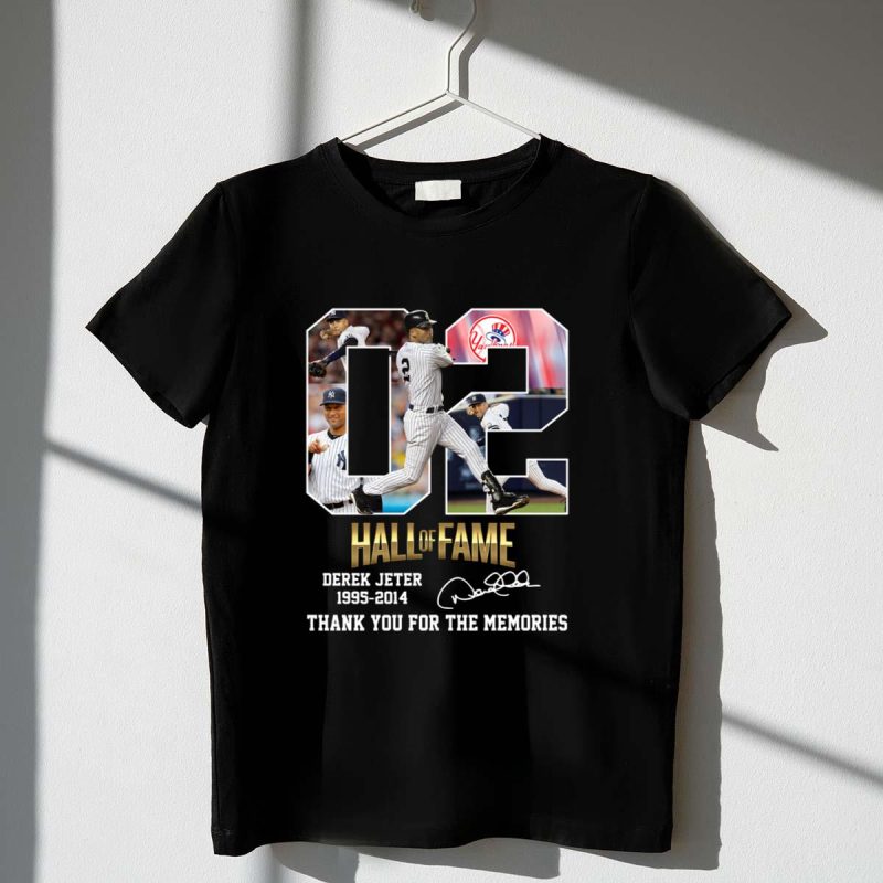 02 hall of fame derek jeter 1995 2014 thank you for the memories shirt t shirt 1 1