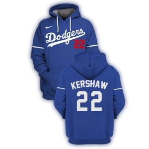 Los Angeles Dodgers Clayton Kershaw All Over Print Hoodie for Fans