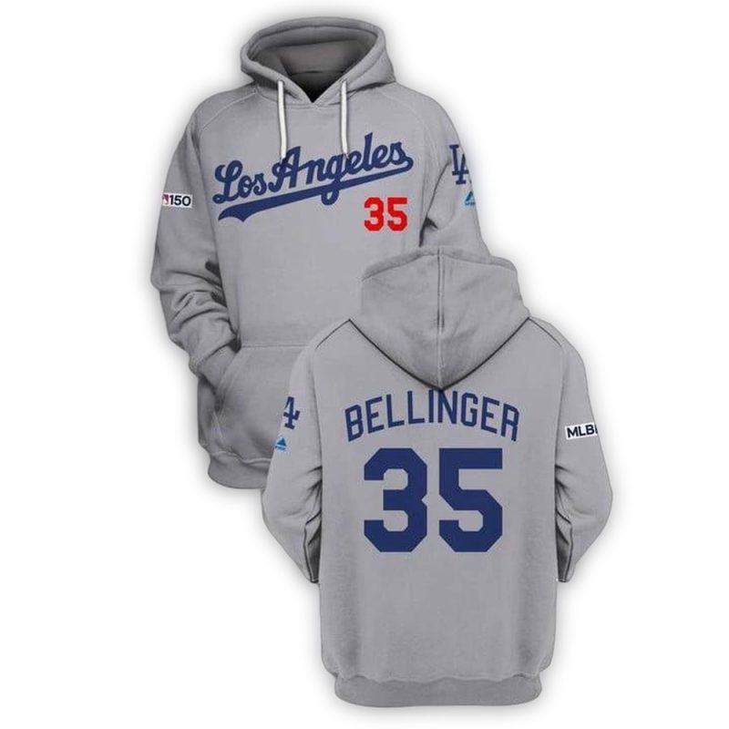 Cody Bellinger Los Angeles Dodgers All Over Print Hoodie - #35 Design