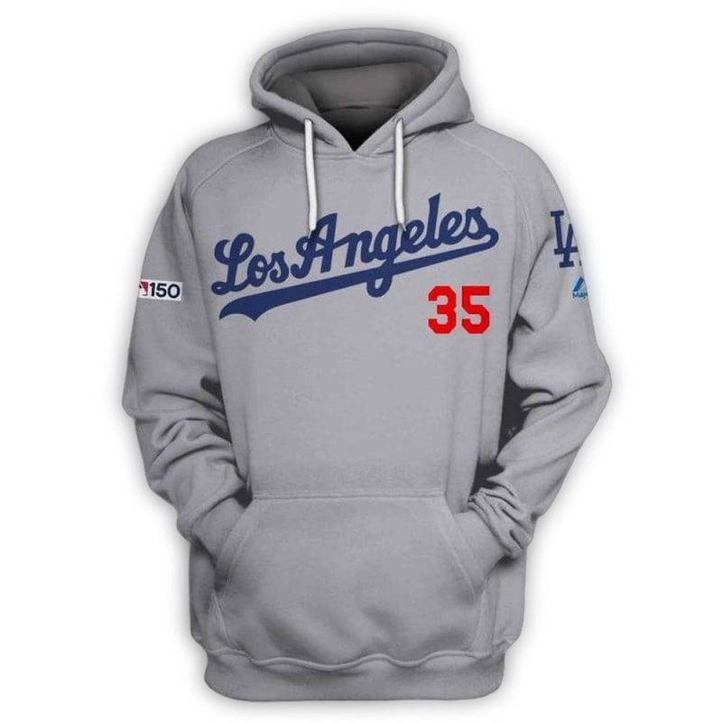 Cody Bellinger Los Angeles Dodgers All Over Print Hoodie - #35 Design - Image 2