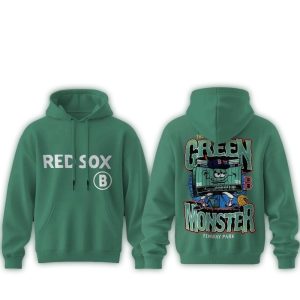 Green Monster Red Sox Connect City All Over Print Hoodie