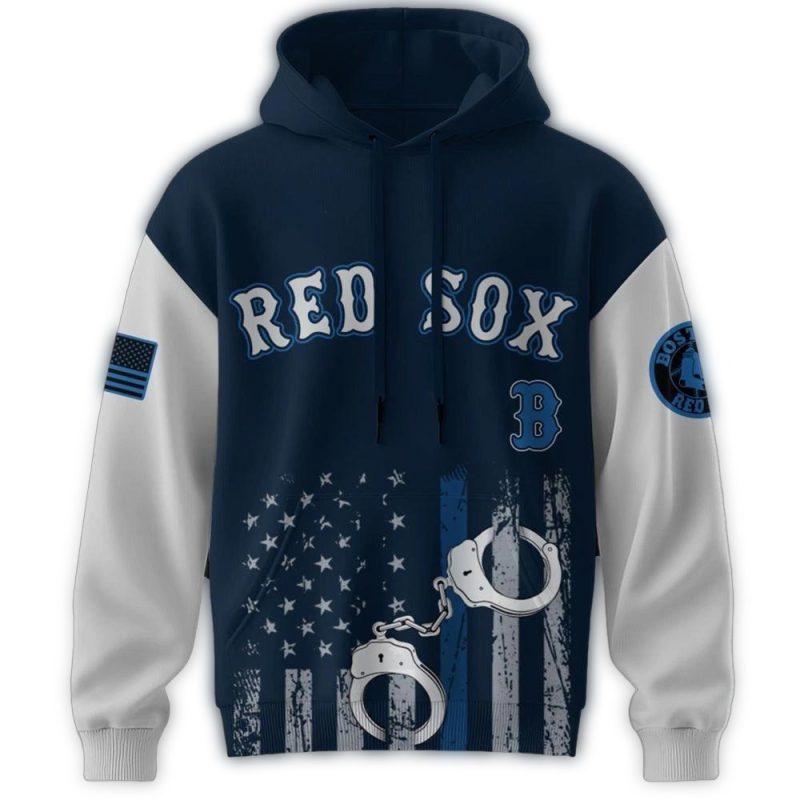 Red Sox Law Enforcement Appreciation Day All Over Print Hoodie