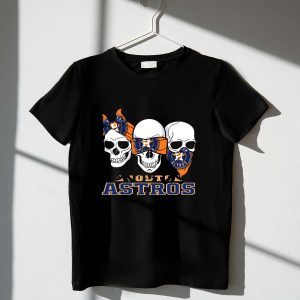 Skull Houston Astros Bandana Trio T-Shirt For Fans And Collectors