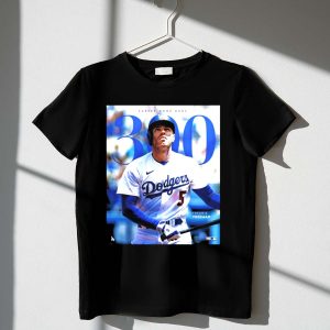 Freddie Freeman La Dodgers 300 Career Home Runs T-Shirt