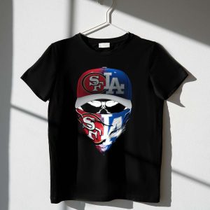 49Ers Vs Dodgers Graphic T-Shirt - Sf La Sports Fan Apparel