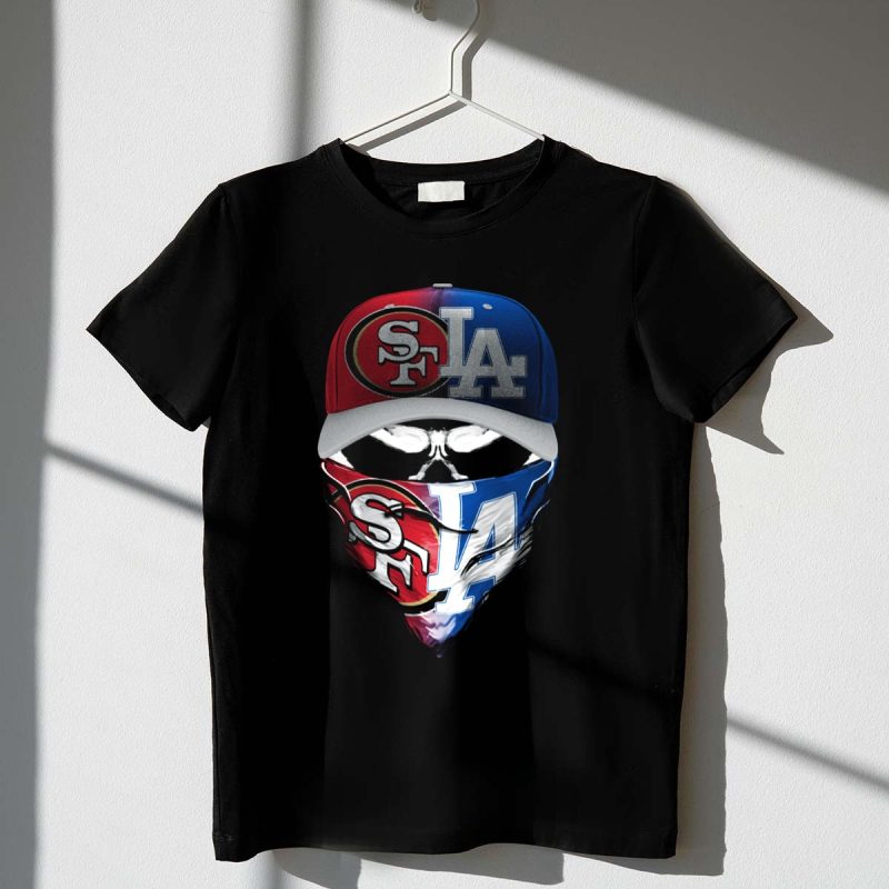 49ers Dodgers SF LA SKH 002 T Shirt.jpeg t shirt 1 1