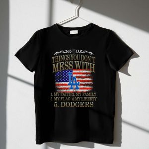 Faith, Family, Freedom Dodgers-Inspired T-Shirt For True Fans