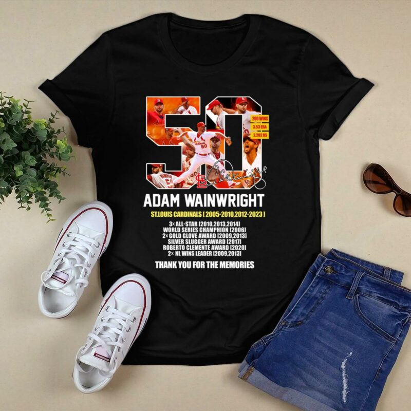 Adam Wainwright Thank You For The Memories Graphic T-Shirt – Unisex Gift - Image 5