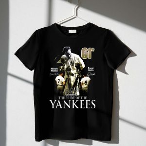 Vintage 61 Lou Gehrig, Mickey Mantle & Roger Maris Pride Of The Yankees T-Shirt