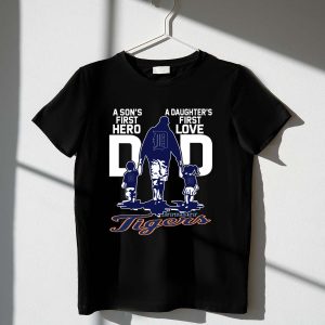 Detroit Tigers Dad T-Shirt - Perfect Gift For Father'S Day Or Sports Fans