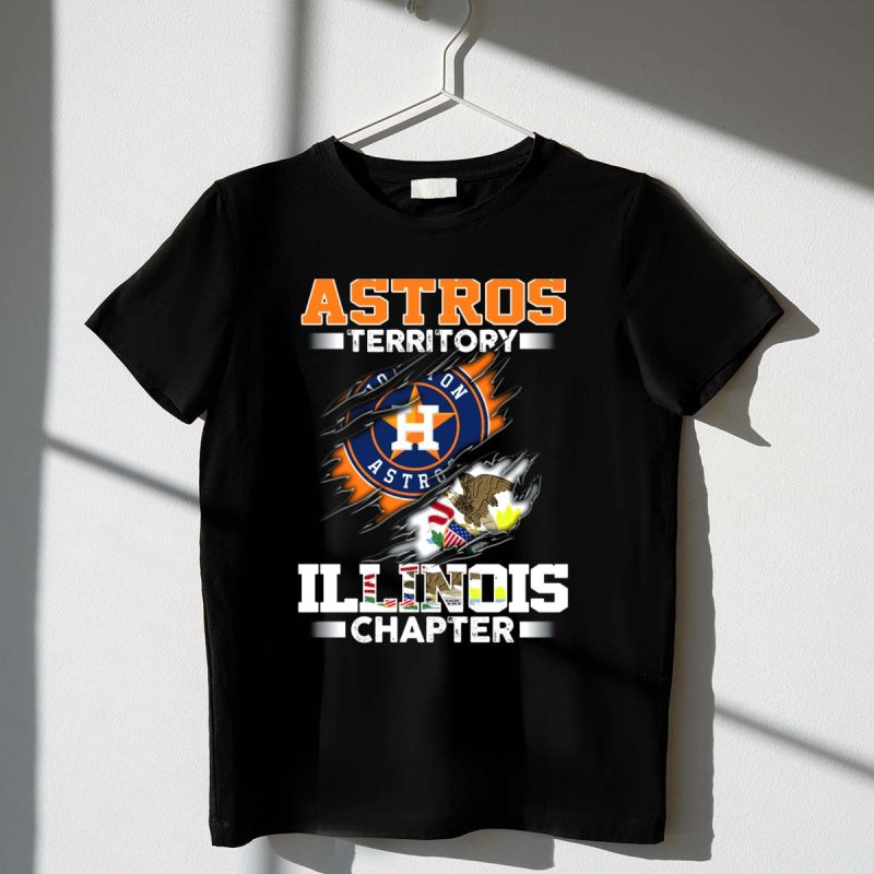 ASTROS TERRITORY HOUSTON ASTROS ILLINOIS CHAPTER T Shirt t shirt 1 1