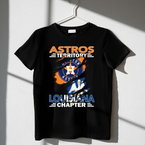 Houston Astros Louisiana Chapter T-Shirt | Astros Territory Apparel