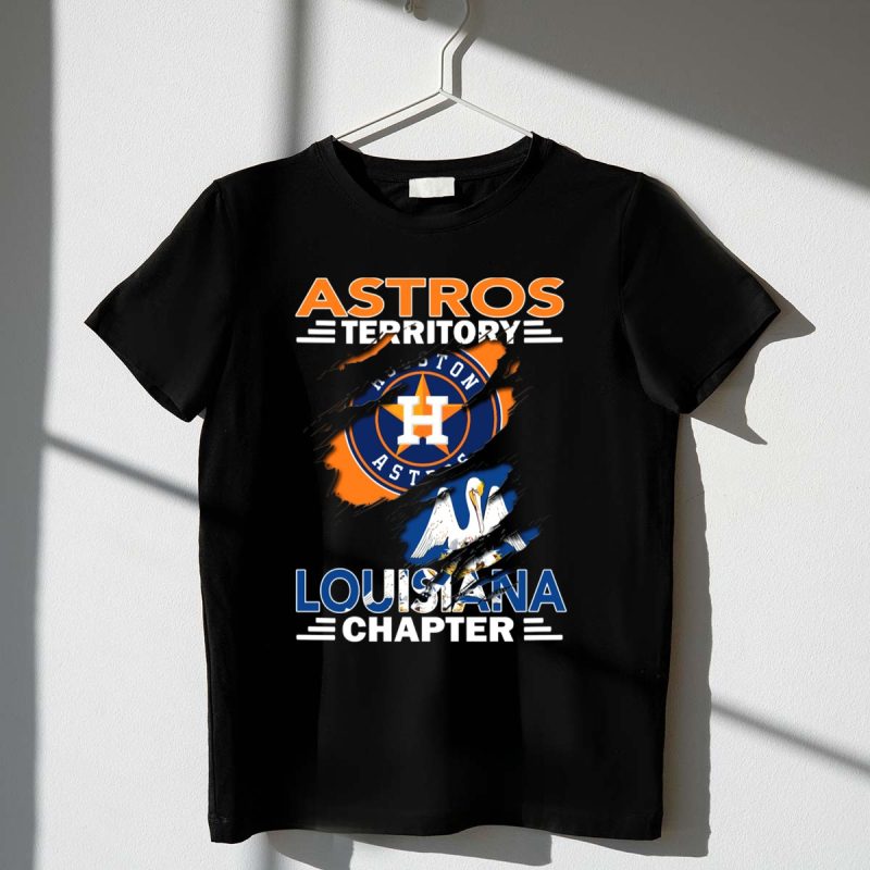 ASTROS TERRITORY HOUSTON ASTROS LOUISIANA CHAPTER T Shirt t shirt 1 1