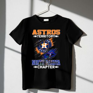 Houston Astros North Dakota Chapter T-Shirt - Astros Territory Design