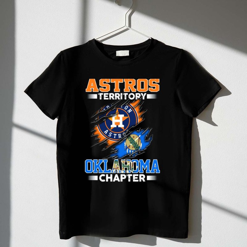 ASTROS TERRITORY HOUSTON ASTROS OKLAHOMA CHAPTER T Shirt t shirt 1 1