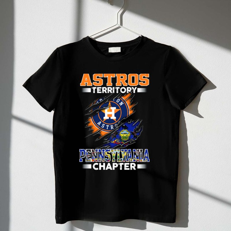 ASTROS TERRITORY HOUSTON ASTROS PENNSYLVANIA CHAPTER T Shirt t shirt 1 1