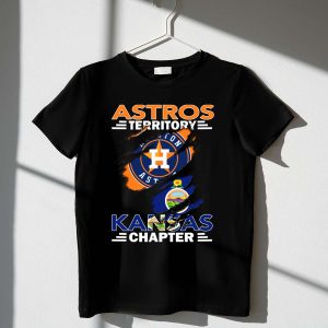 Kansas Chapter Houston Astros Flag T-Shirt - Astros Territory Apparel