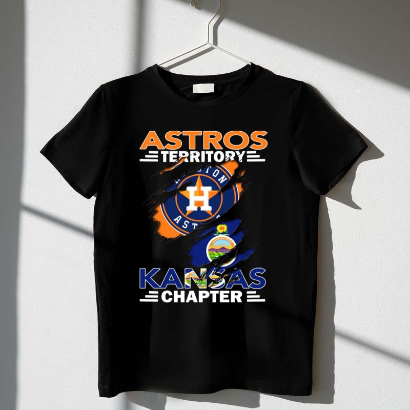 ASTROS TERRITORY KANSAS CHAPTER HOUSTON ASTROS FLAG T Shirt t shirt 1 1