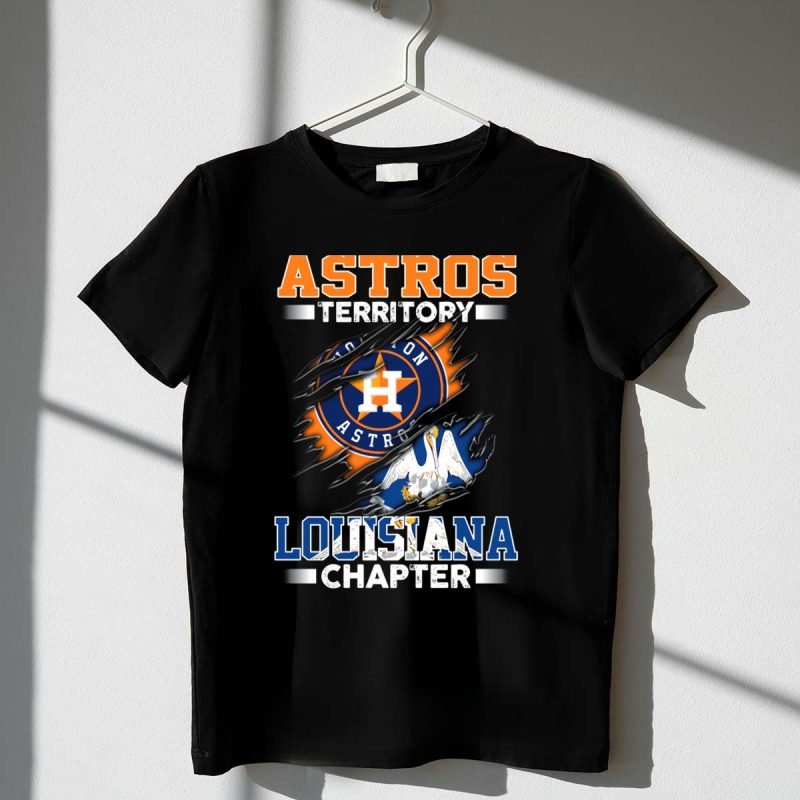 ASTROS TERRITORY LOUISIANA CHAPTER HOUSTON ASTROS T Shirt t shirt 1 1