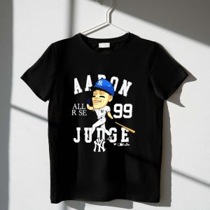 Aaron Judge All Rise Ny Yankees Caricature T-Shirt For Fans