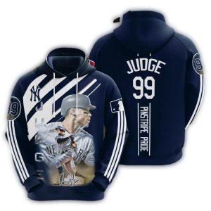 Aaron Judge New York Yankees 99 All-Over Print Hoodie For Fans