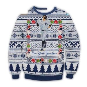 Aaron Judge New York Yankees Christmas Ugly Sweater For Holiday Cheer