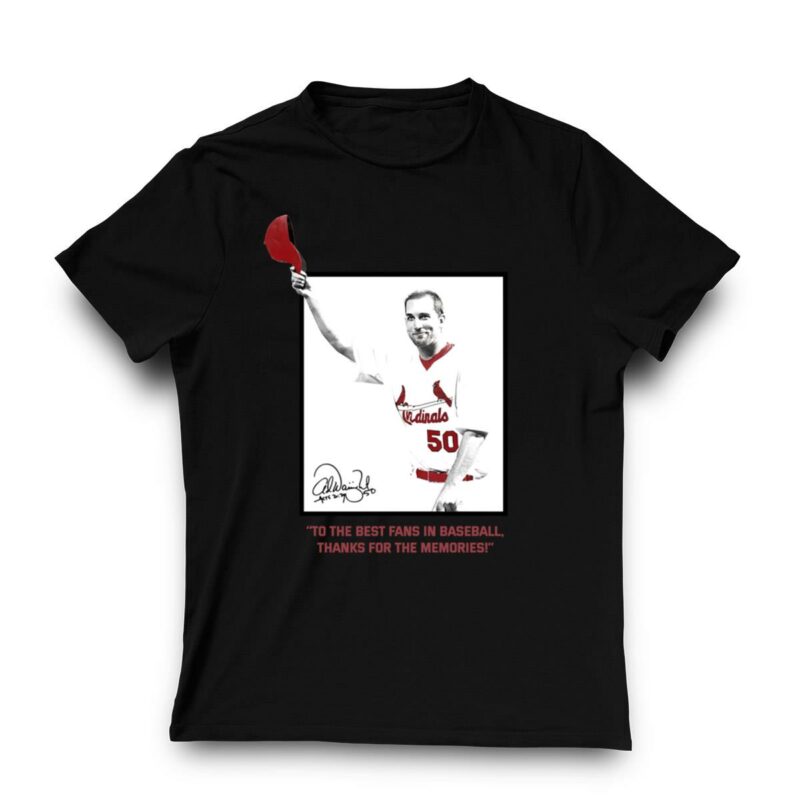 Adam Wainwright Graphic T-Shirt – Thanks to the Best Baseball Fans Gift - Image 3