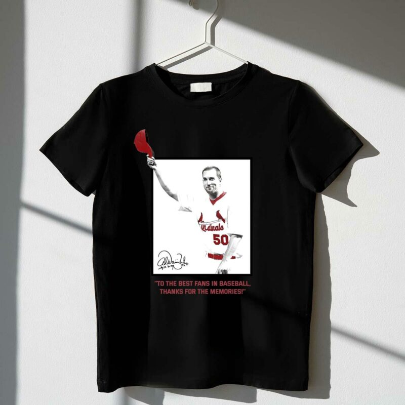 Adam Wainwright Graphic T-Shirt – Thanks to the Best Baseball Fans Gift - Image 4