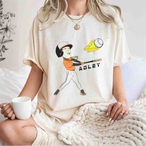 Vintage Adley Rutschman Baltimore Orioles Fireball Batting Action T-Shirt