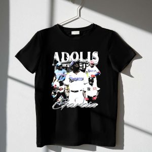 Adolis Garcia Texas Rangers Collage T-Shirt - Stylish Fan Apparel
