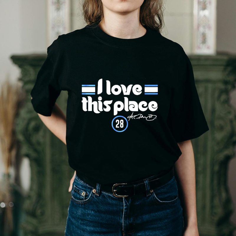 Alec Bohm I Love This Place Philadelphia Phillies T-Shirt - Image 2