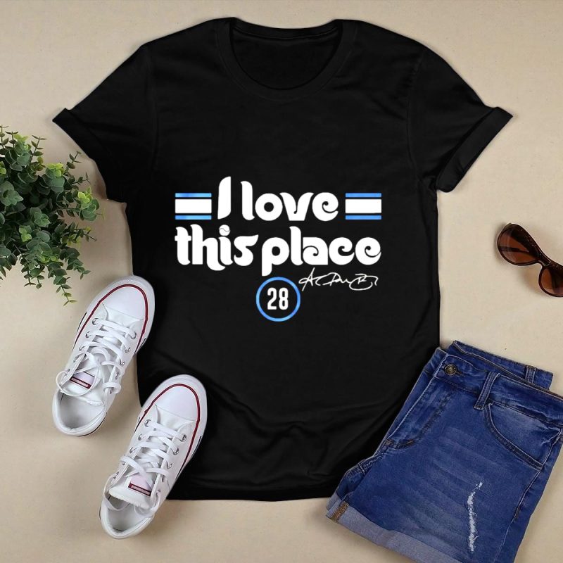 Alec Bohm I Love This Place Philadelphia Phillies T-Shirt - Image 5