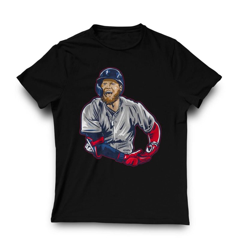 Alex Verdugo Boston Red Sox Rock The Baby T-Shirt for Fans - Image 3