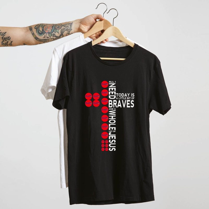 Braves & Jesus T-Shirt - Perfect For Fans Who Love Faith And Baseball - Image 4