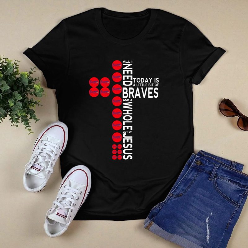 Braves & Jesus T-Shirt - Perfect For Fans Who Love Faith And Baseball - Image 5