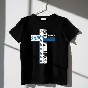 Dodgers & Jesus Graphic T-Shirt: Perfect for Fans and Faith
