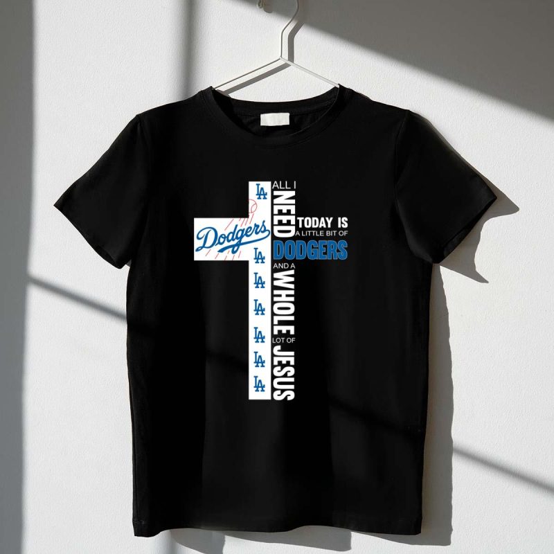 Dodgers & Jesus Graphic T-Shirt: Perfect for Fans and Faith