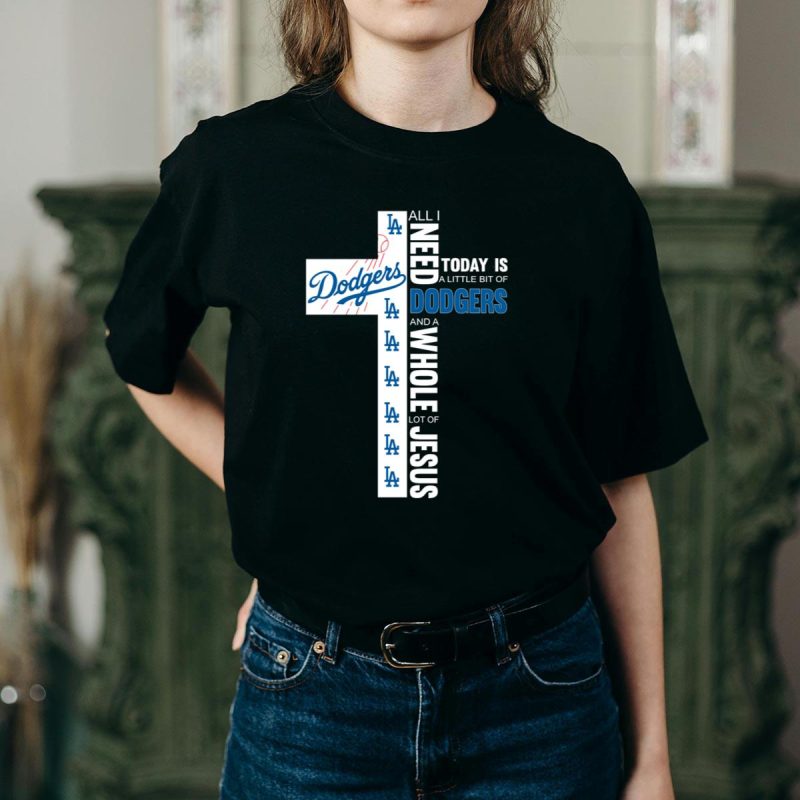 Dodgers & Jesus Graphic T-Shirt: Perfect for Fans and Faith - Image 2