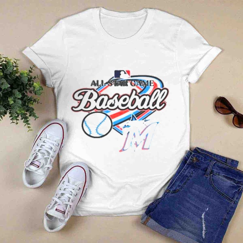All Star Game Baseball Miami Marlins T Shirt 0