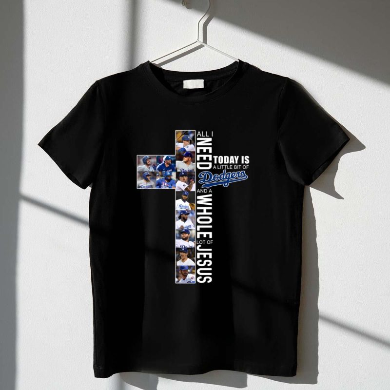 Dodgers & Jesus T-Shirt: Perfect Blend of Faith and Team Spirit