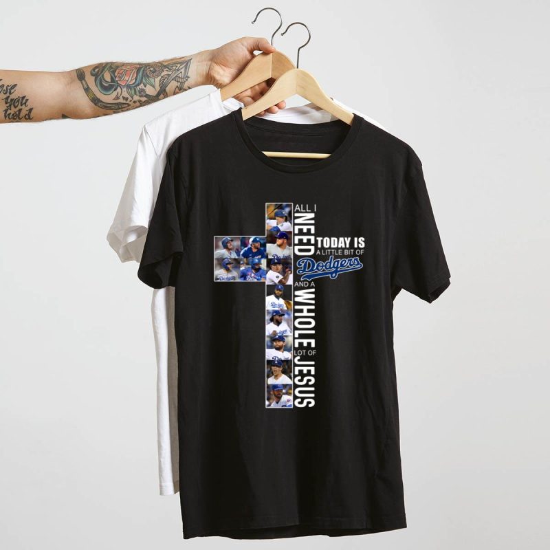 Dodgers & Jesus T-Shirt: Perfect Blend of Faith and Team Spirit - Image 4