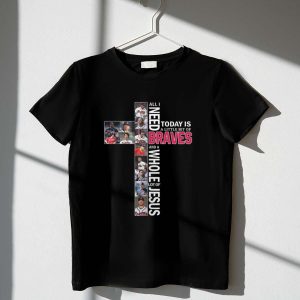 Atlanta Braves & Jesus Graphic T-Shirt - Perfect For Sports Fans