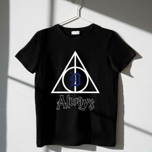 Detroit Tigers Deathly Hallows Graphic T-Shirt For Dedicated Fans