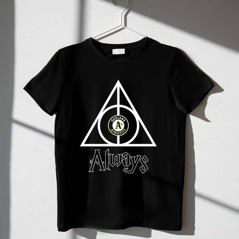Always Deathly Hallows Oakland Athletics T Shirt t shirt 1 1