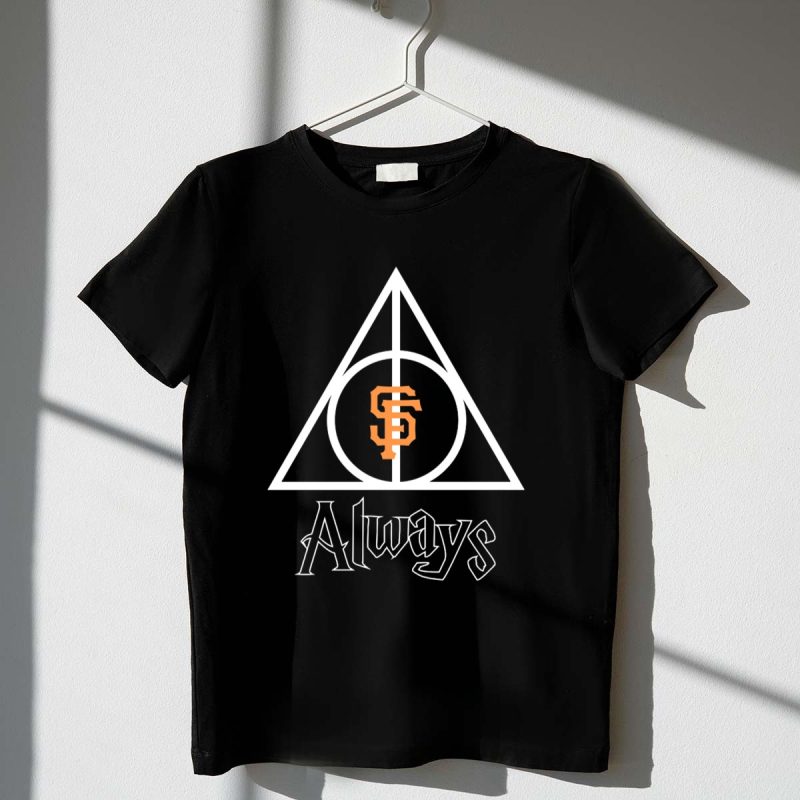 Always San Francisco Giants Deathly Hallows T Shirt t shirt 1 1