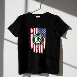 Oakland Athletics American Flag T-Shirt – Patriotic Sports Apparel