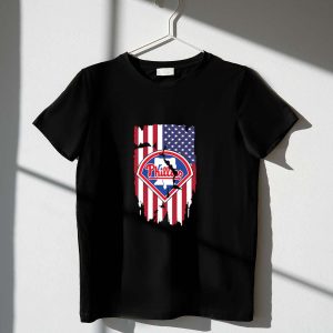 Philadelphia Phillies American Flag T-Shirt - Patriotic Fan Apparel