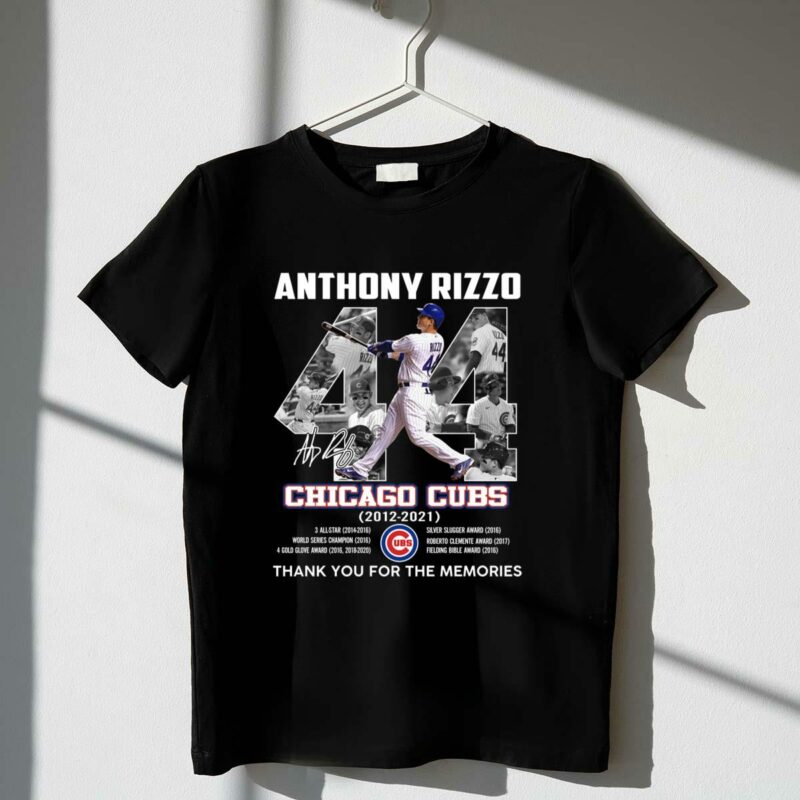 Anthony rizzo chicago cubs 2012 2021 thank you for the memories signature shirt t shirt 1 1.jpg