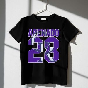 Arenado 28 Colorado Rockies Iconic Baseball T-Shirt For Fans