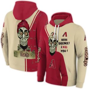 Arizona Diamondbacks Achmed Skull All Over Print Hoodie